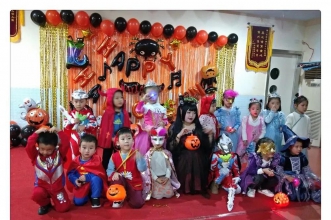 爱弥儿旭东分园万圣节活动孩子们嗨翻了天