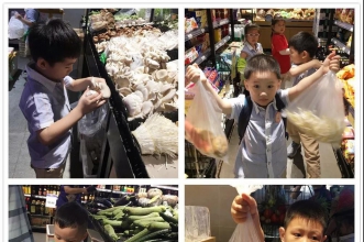 早慧华夏城园"我是小小采购员"悦享生活，小实践大乐趣