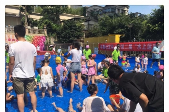 早慧松龙园第二届"水上运动会"主题活动 纵情亲子时光，夏日乐开怀！