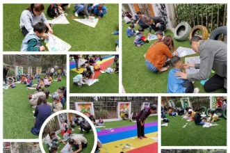 上朗巴南印象"创意风筝DIY" 孩子们嗨翻了天！