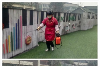 上朗幼儿园“消毒常态化·防疫不放松”开学前卫生消毒