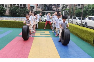 早慧三色合作园1+1特色活动 趣味多多