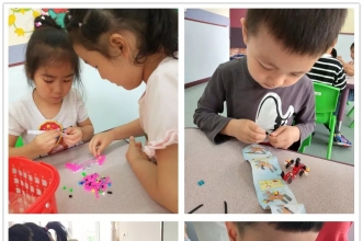 早慧华夏园开展室内混龄活动深受孩子们喜爱