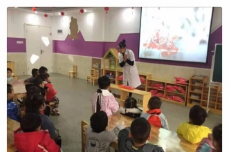 爱弥儿乐置尚城分园“大手牵小手·一起来洗手”活动 为孩子健康保驾护航
