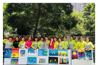 早慧新城丽园"水粉画"教师基本功 才艺大比拼开赛啦！
