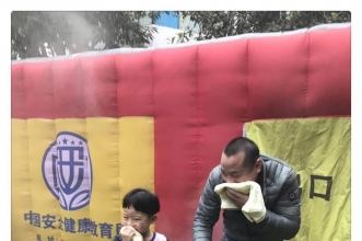 早慧渝北园亲子消防培训暨演练活动为安全保驾护航