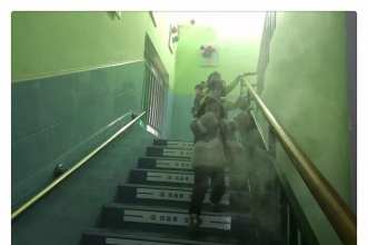 早慧江北园防暴消防专题培训 防患于未然