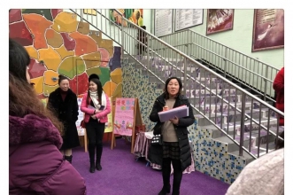 爱弥儿理工大学分园迎来巴南区幼教共同体一组开展智能游戏观摩及研讨活动