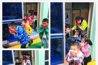 早慧渝北园消防疏散演练·为生命安全保驾护航